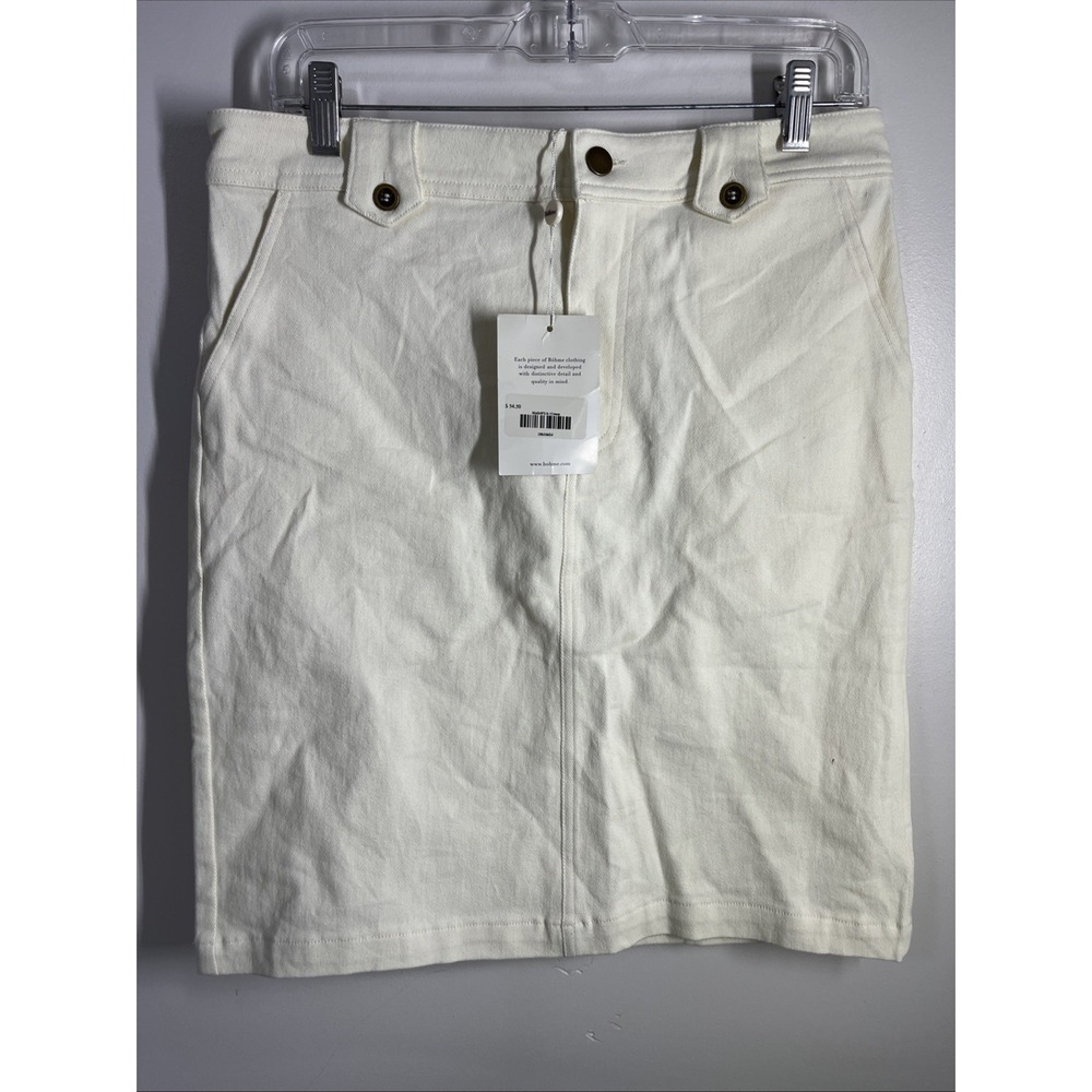 Bohme‎ Skirt Women's Size Small 20 Inches Cream Color